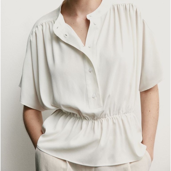 Ivory H&M Blouse - Picture 2 of 4